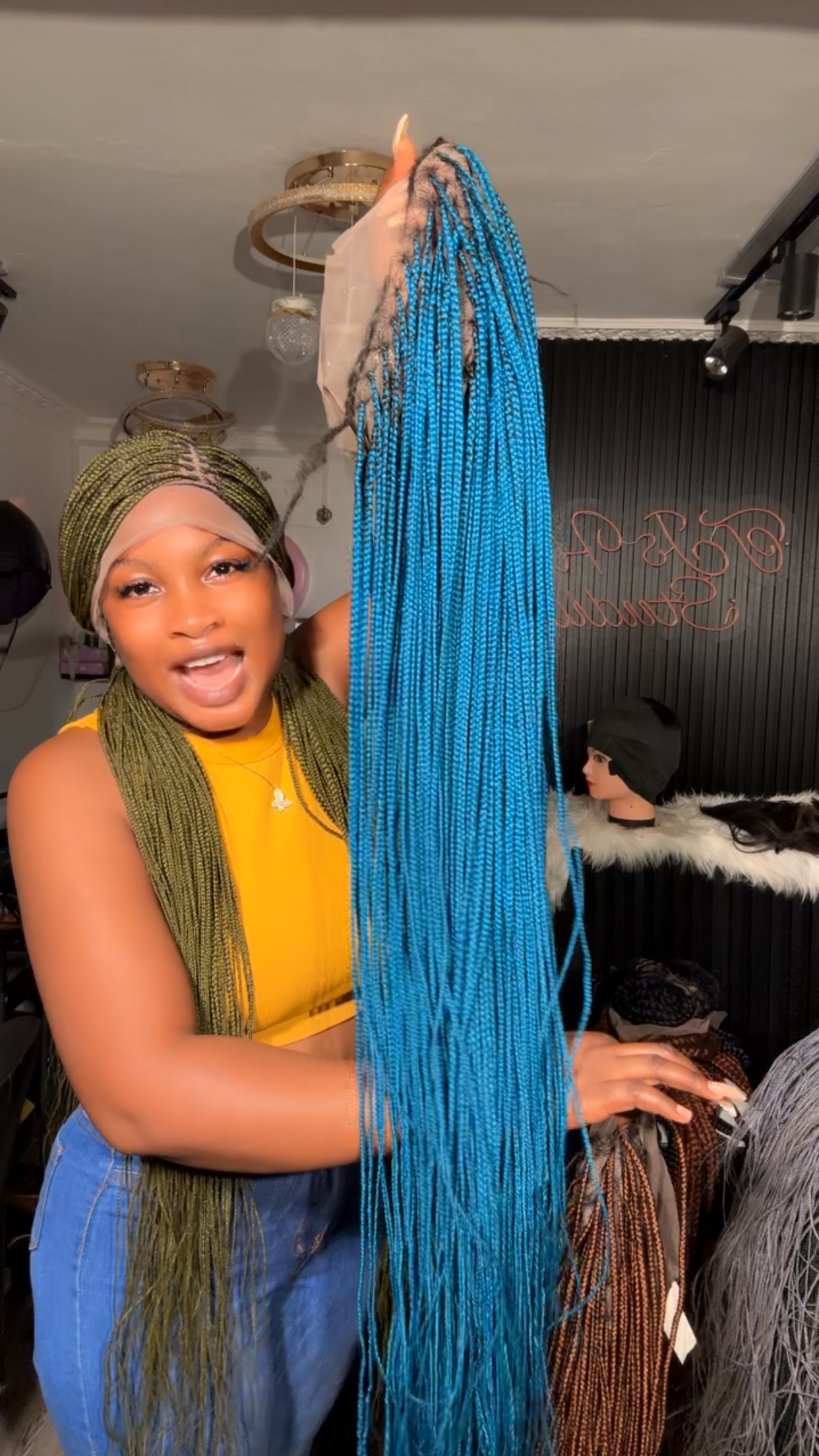 knotless Braided Wigcap