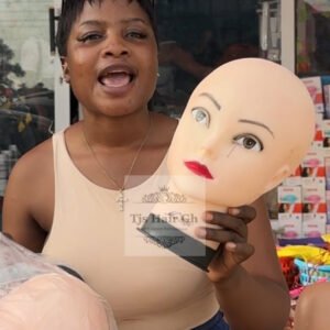 Piercable Short mannequin head