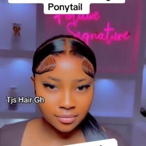 12'Frontal+30" Stw Ponytail