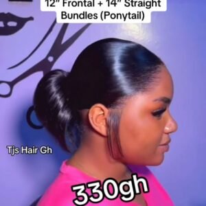 12'Frontal+14" Stw Ponytail