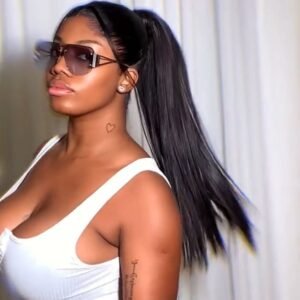 12'Frontal+28" Clip-in Stw Ponytail