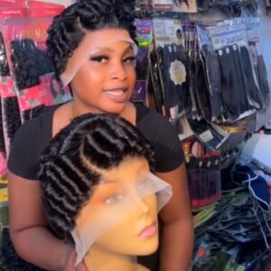 13x4 Full Frontal Pixie Cut