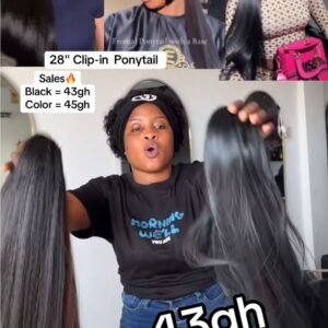 28" Clip-In Ponytail