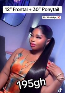 12" Frontal + 30" Ponytail